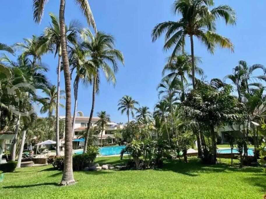 Hermoso Apartamento En Manzanillo Con Alberca Y Cancha De Tenis, Ideal Para Relajarse Y Disfrutar De Una Escapada Tranquila En El Paraiso Tropical エクステリア 写真