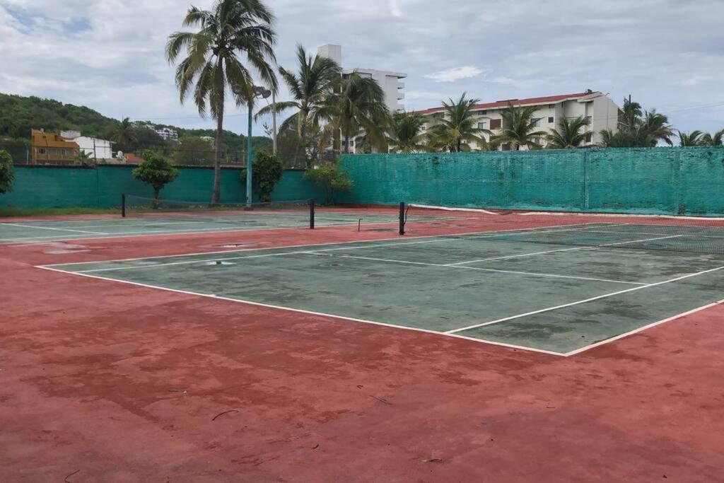 Hermoso Apartamento En Manzanillo Con Alberca Y Cancha De Tenis, Ideal Para Relajarse Y Disfrutar De Una Escapada Tranquila En El Paraiso Tropical エクステリア 写真